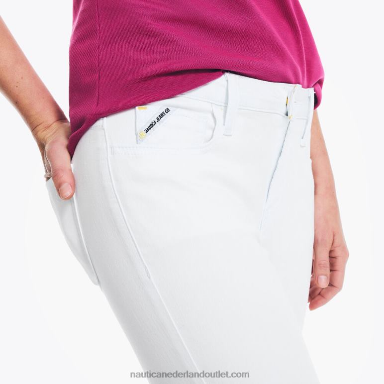 spijkerbroek co. echte flex mid-rise skinny denim schelp Nautica 0828F999 vrouwen