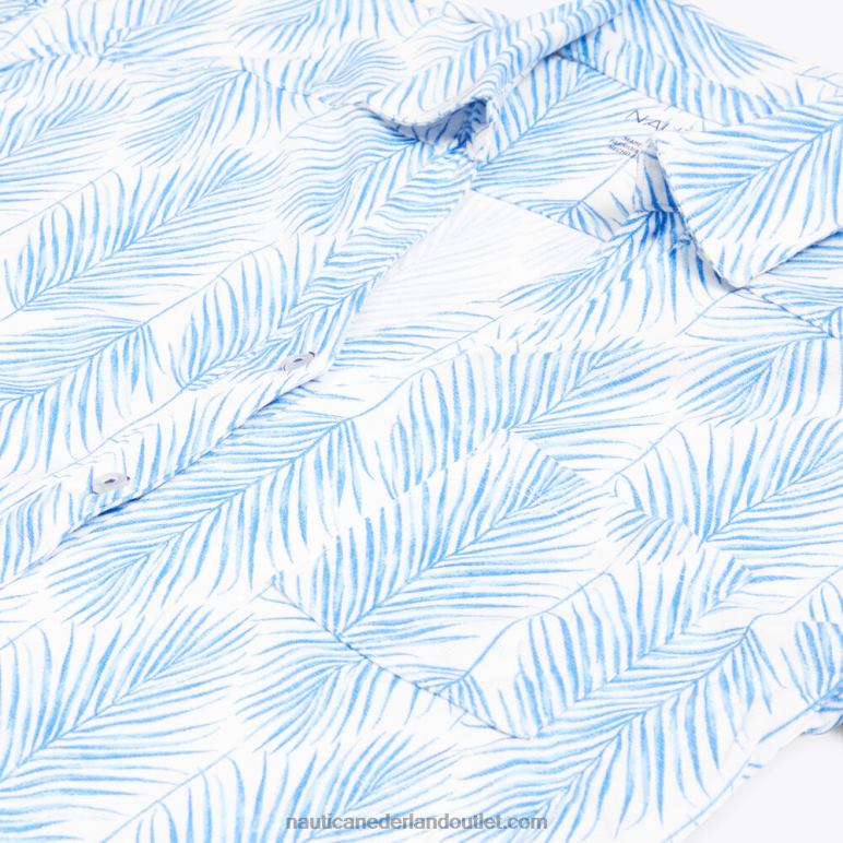 bedrukte pyjama short set Helder wit Nautica 0828F879 vrouwen