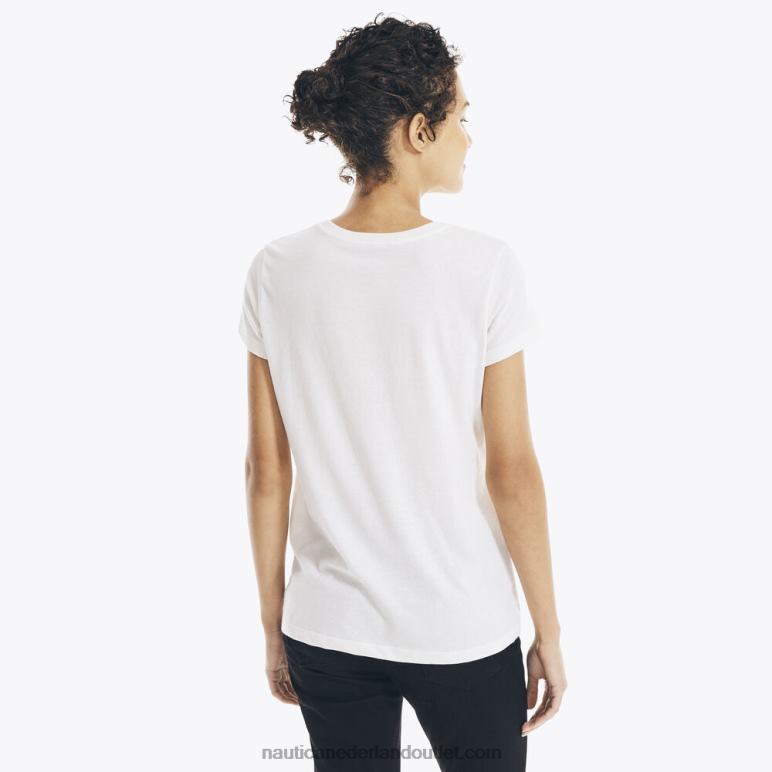 duurzaam vervaardigd j-class t-shirt met pailletten heemst Nautica 0828F1044 vrouwen