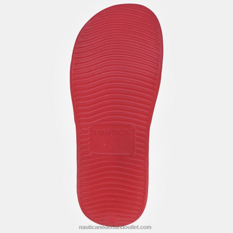 ns-83 slipper-sandaal met logo nautisch rood Nautica 0828F1047 vrouwen