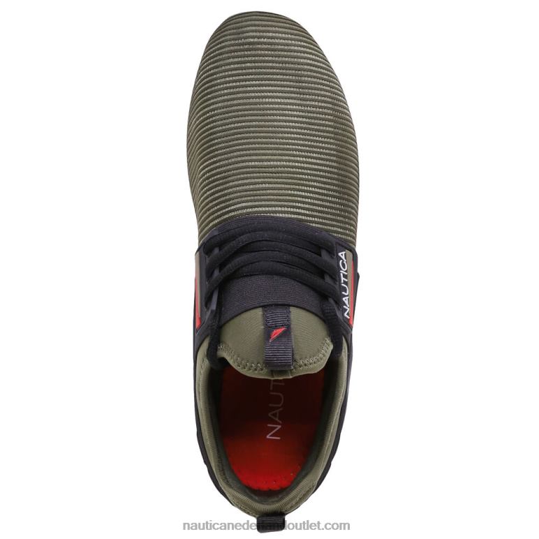 sneaker van nylon mesh Bos Groen Nautica 0828F990 vrouwen