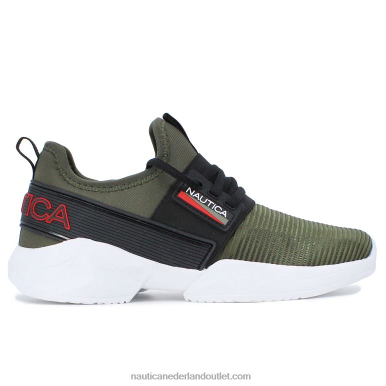 sneaker van nylon mesh Bos Groen Nautica 0828F990 vrouwen