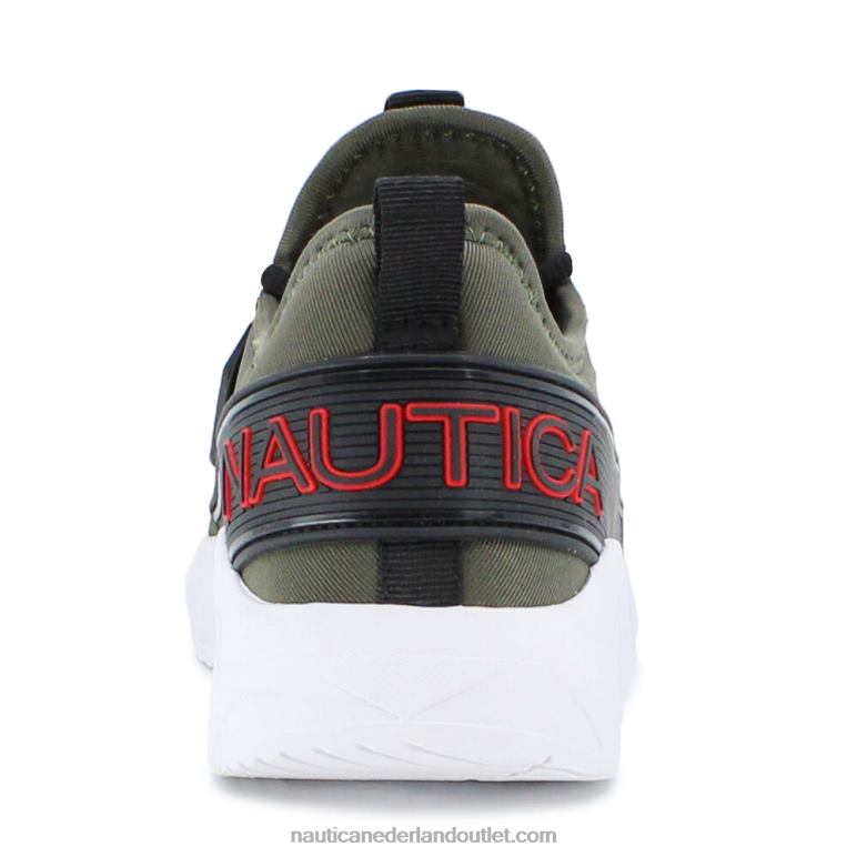 sneaker van nylon mesh Bos Groen Nautica 0828F990 vrouwen